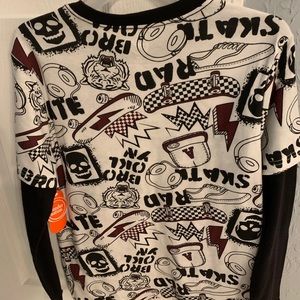 NWT boys graffiti long sleeve t-shirt